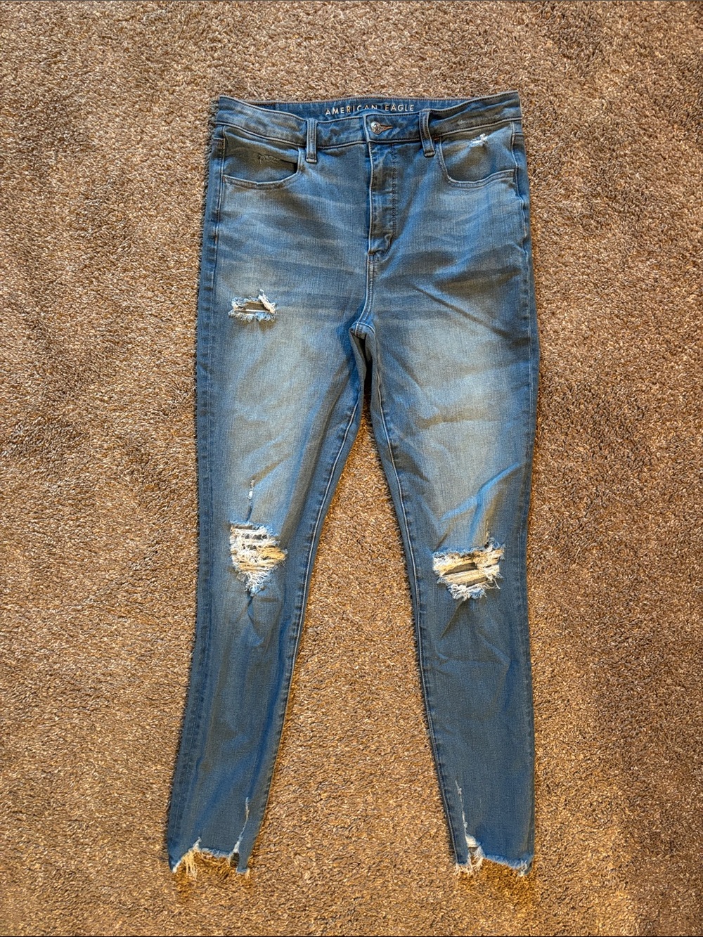American Eagle Outfitters The Dream Jean Super Hi-Rise Jegging 12 Long